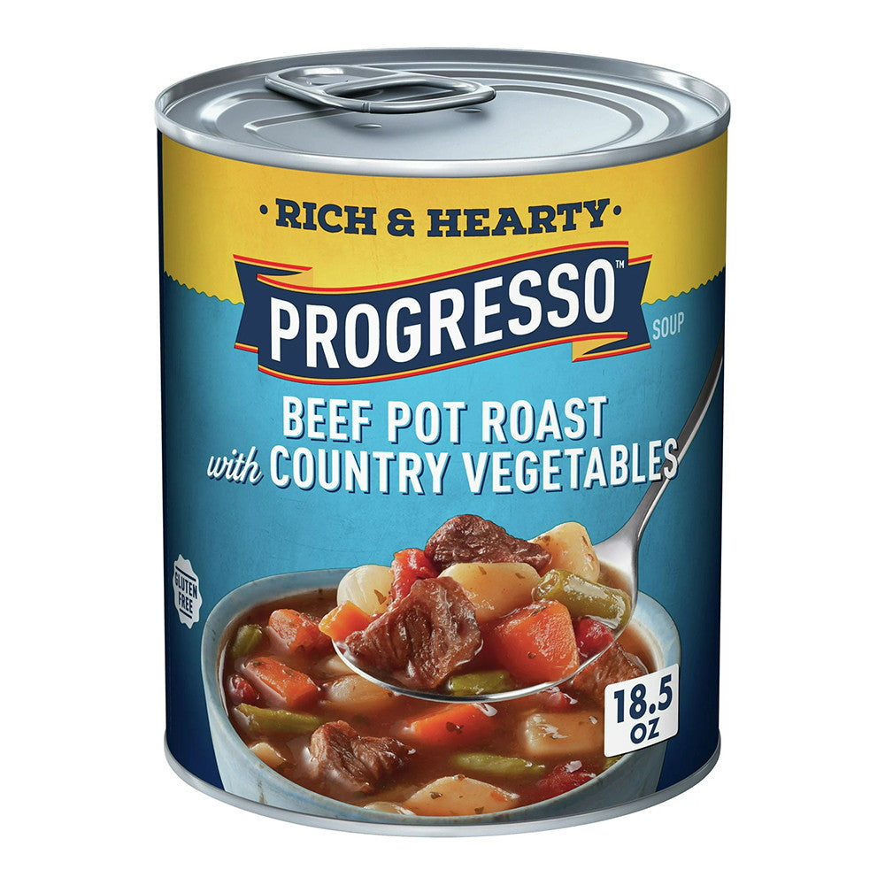 Progresso Rich and Hearty, Beef Pot Roast with Country Vegetables Soup, 18.5 Oz